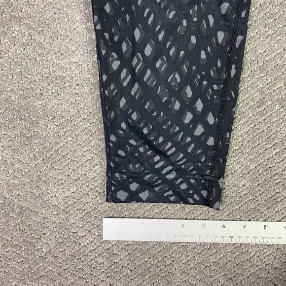 Lululemon Jet Crop (Slim) Trousers Pants Women's 4 Lace Play Dark Slate Black - Picture 10 of 12